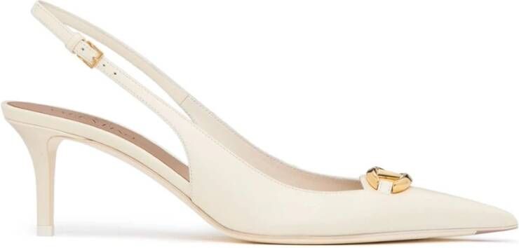 Valentino Garavani Pumps & high heels Sling Back VLogo Moon in crème