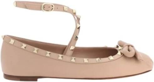 Valentino Garavani Elegante Balletflats met Uniek Design Pink Dames