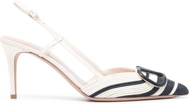 Valentino Garavani Elegante Slingback Sandalen Beige Dames