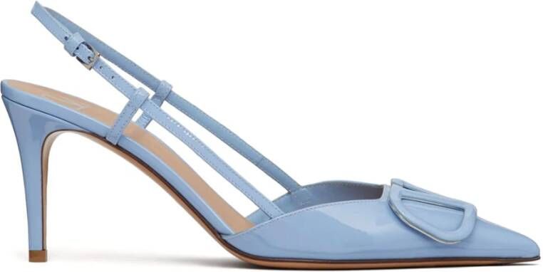 Valentino Garavani Elegante Slingback Sandalen Blue Dames