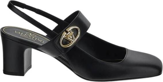 Valentino Garavani Elegante Vrouw Hoge Hakken Schoenen Black Dames