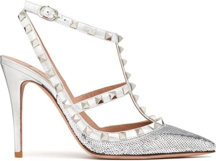 Valentino Garavani Enkelband Sandalen Gray Dames