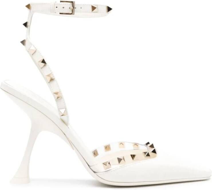 Valentino Garavani Enkelband Sandalen White Dames