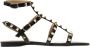 Valentino Garavani Flat Sandals Zwart Dames - Thumbnail 1