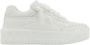 Valentino Garavani Gestudeerde Leren Sneakers met Gestructureerde Zool White Dames - Thumbnail 2