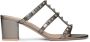 Valentino Garavani Grijze Caged Sandalen met Rockstud Details Gray Dames - Thumbnail 1