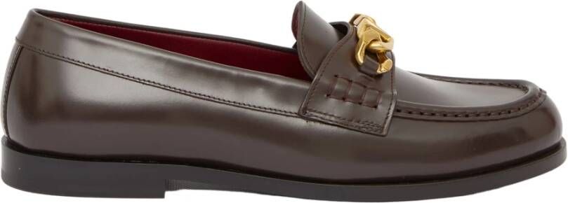 Valentino Garavani Heren Schoenen Loafer Bruin Aw22 Brown Heren