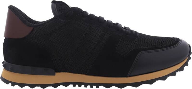 Valentino Garavani Heren Sneakers van Synthetisch Leer Zwart Heren