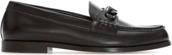 Valentino Garavani Klassieke Leren Loafers Black Heren