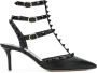 Valentino Garavani Rockstud Pumps in glad leer Black Dames - Thumbnail 2