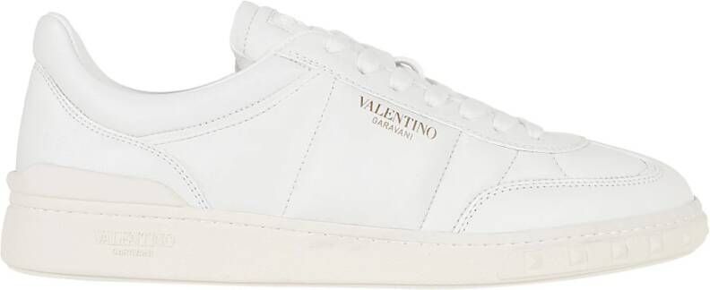 Valentino Garavani Nappa Leren Lage Top Sneaker White Heren