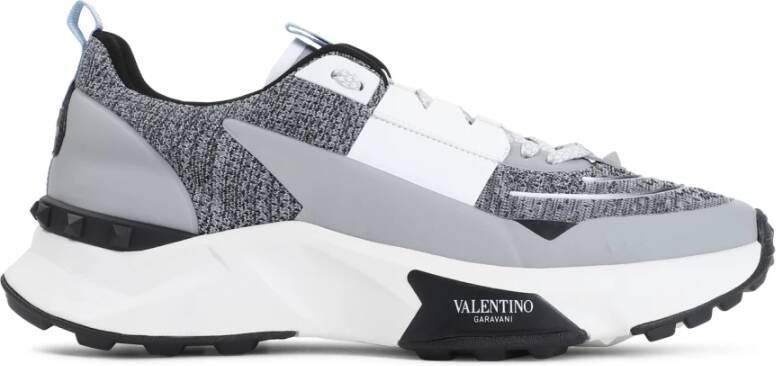 Valentino Garavani Pastel Grey Melange Sneaker Gray Heren