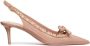 Valentino Garavani Poeder Patentleren Slingback met Rockstud Details Pink Dames - Thumbnail 1