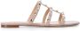 Valentino Garavani Poederroze Rockstud Kooi Sandalen Pink Dames - Thumbnail 4