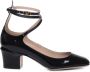 Valentino Garavani Elegante Katoenmix Hoge Hak Pumps Black Dames - Thumbnail 1