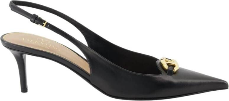 Valentino Garavani Puntige Neus VLogo Pumps Black Dames