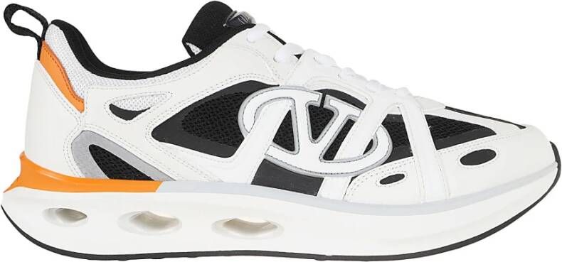 Valentino Garavani Reflecterende Vlogo Easyjog Sneaker White Heren