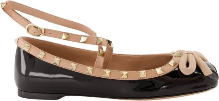 Valentino Garavani Rockstud Ballerina`s Black Dames