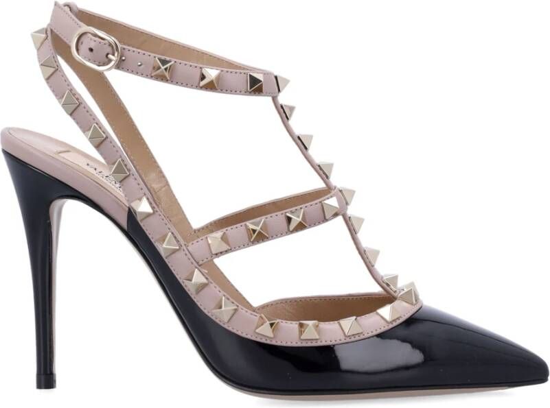 Valentino Garavani Rockstud Caged Enkelband Pomp Black Dames