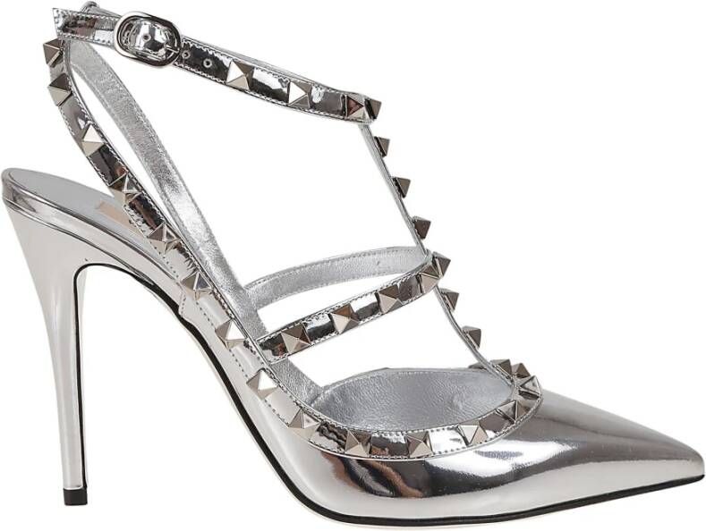 Valentino Garavani Rockstud Décolleté Pumps Grijs Dames