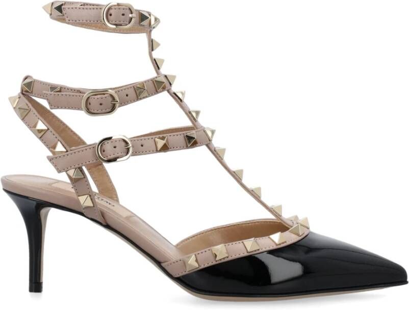 Valentino Garavani Rockstud Enkelband Pomp Gesloten Schoenen Black Dames