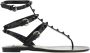 Valentino Garavani Zwarte Rockstud Sandalen Ss22 Black Dames - Thumbnail 1