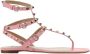 Valentino Garavani Rockstud Flip-Flop Sandalen Pink Dames - Thumbnail 4