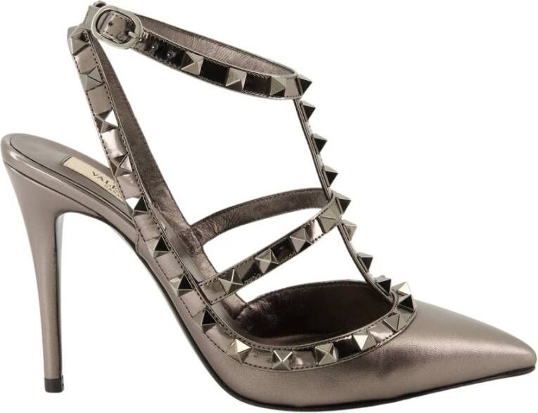 Valentino Garavani Rockstud Hakken Herfst-Winter 2024 Vrouwen Gray Dames