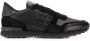 Valentino Garavani Rockstud Low-Top Sneakers Black Heren - Thumbnail 1