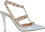 Valentino Garavani Rockstud Lakleren Pumps Blue Dames - Thumbnail 1