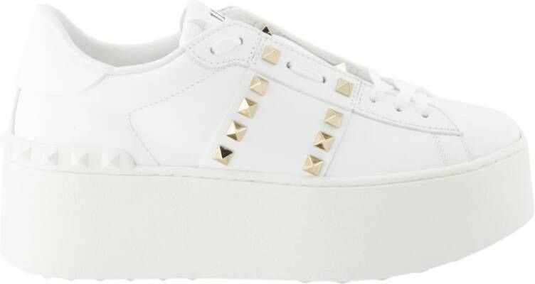 Valentino Garavani Rockstud Platform Sneakers White Dames