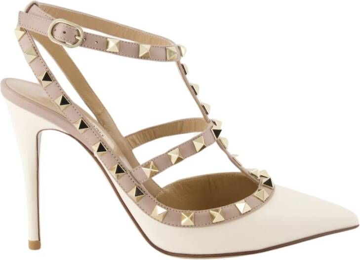 Valentino Garavani Rockstud Pumps Beige Dames