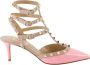 Valentino Garavani Rockstud Pumps met Puntige Neus Pink Dames - Thumbnail 7