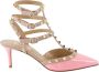 Valentino Garavani Rockstud Pumps met Puntige Neus Pink Dames - Thumbnail 1