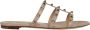 Valentino Garavani Rockstud Slide Sandalen Beige Dames - Thumbnail 1