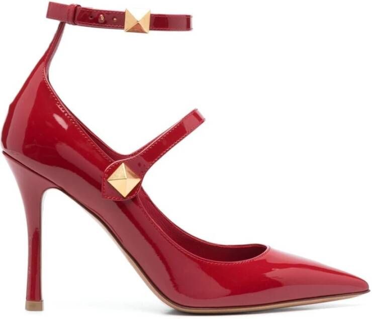 Valentino Garavani Rode Patentleren Tiptoe Pumps Red Dames