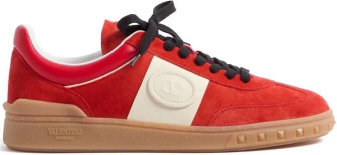 Valentino Garavani Rode Sneakers voor een stijlvolle look Red Heren