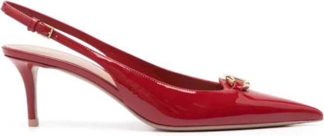 Valentino Garavani Rode VLogo Patent Leren Pumps Red Dames