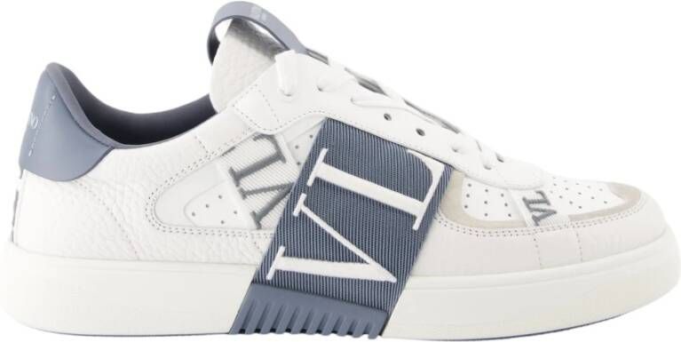 Valentino Garavani Ronde Leren Sneakers met Logo Linten Multicolor Heren