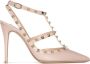 Valentino Garavani Roze Rockstud Kooi Sandalen Pink Dames - Thumbnail 1