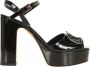 Valentino Garavani Signature VLogo Sandaal in Zwart Black Dames - Thumbnail 1