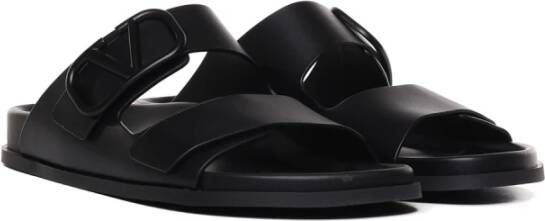 Valentino Garavani Comfortabele VLogo Sandalen Black Heren