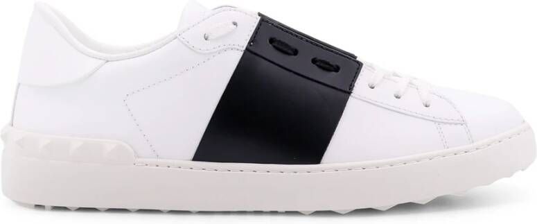 Valentino Garavani Sneakers met contrasterende band White Heren