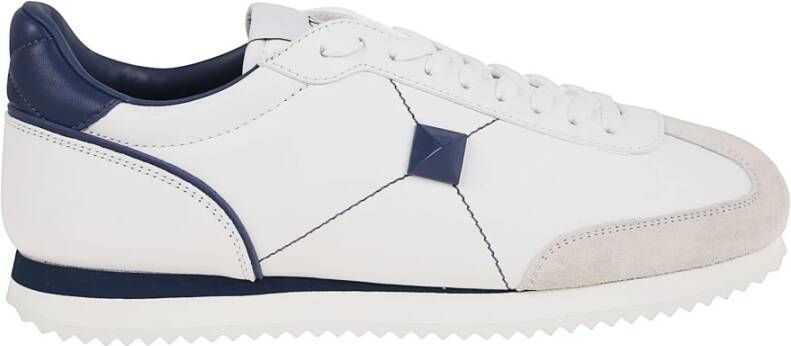 Valentino Garavani Stud Around Leren Sneakers White Heren