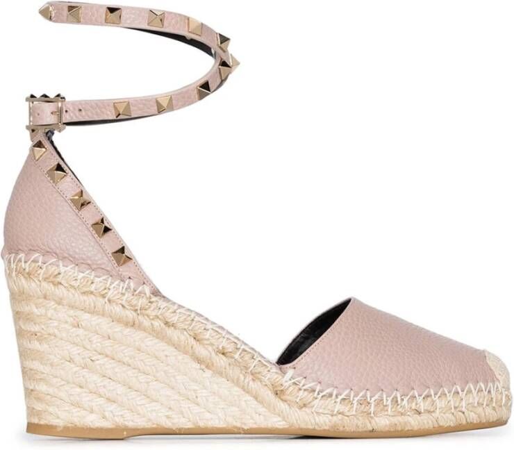 Valentino Garavani Stijlvolle Espadrilles voor de Zomer Pink Dames