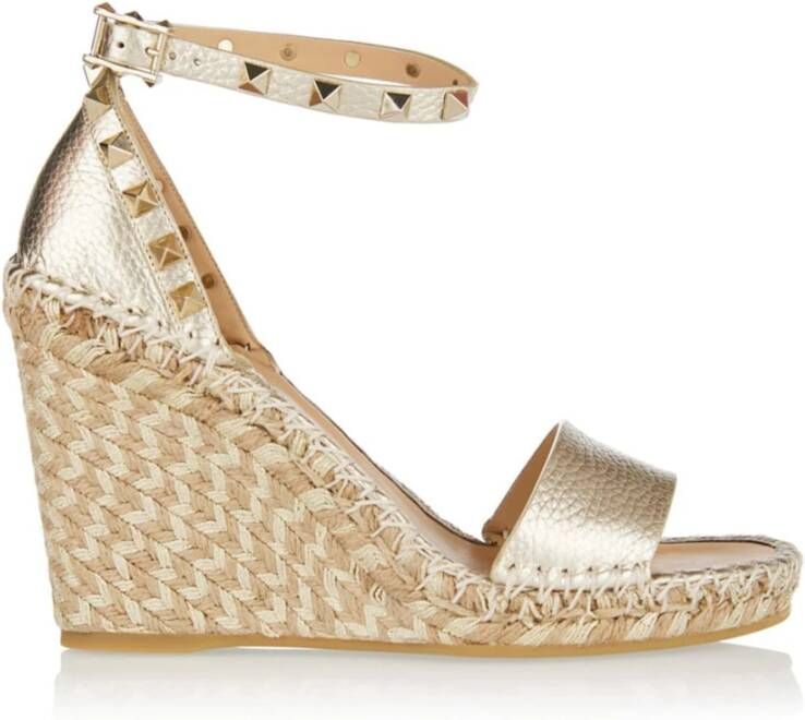 Valentino Garavani Stijlvolle Espadrilles voor Zomeroutfits Beige Dames