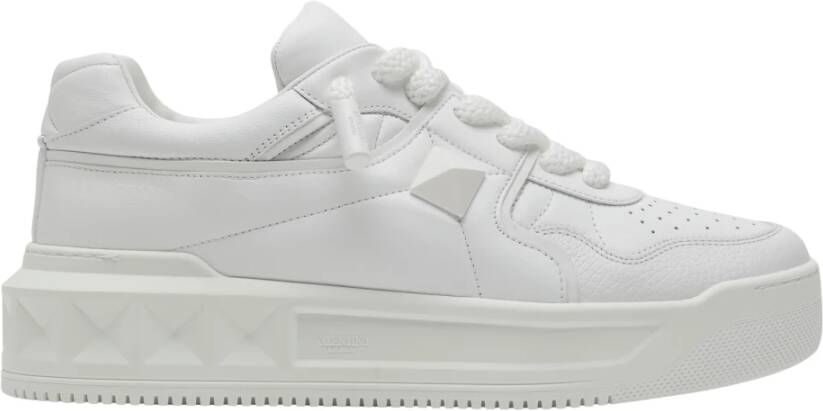 Valentino Garavani Stijlvolle lage sneaker met studs White Heren