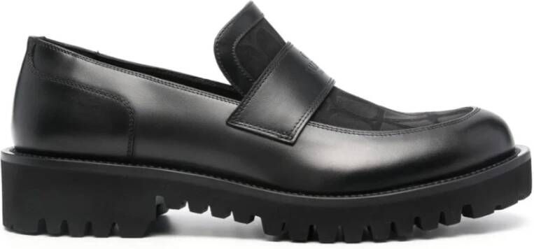 Valentino Garavani Stijlvolle Loafers voor Heren Black Heren