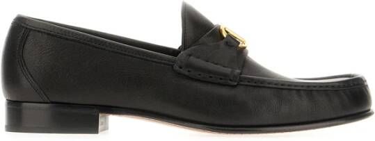 Valentino Garavani Stijlvolle Loafers voor Mannen Black Heren