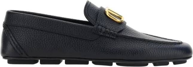 Valentino Garavani Stijlvolle Loafers voor Trendy Fashionistas Black Heren